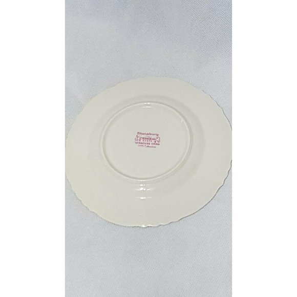 Syracuse Federal Shape China USA made Stansbury Bread & Butter Plate - Picture 4 of 9